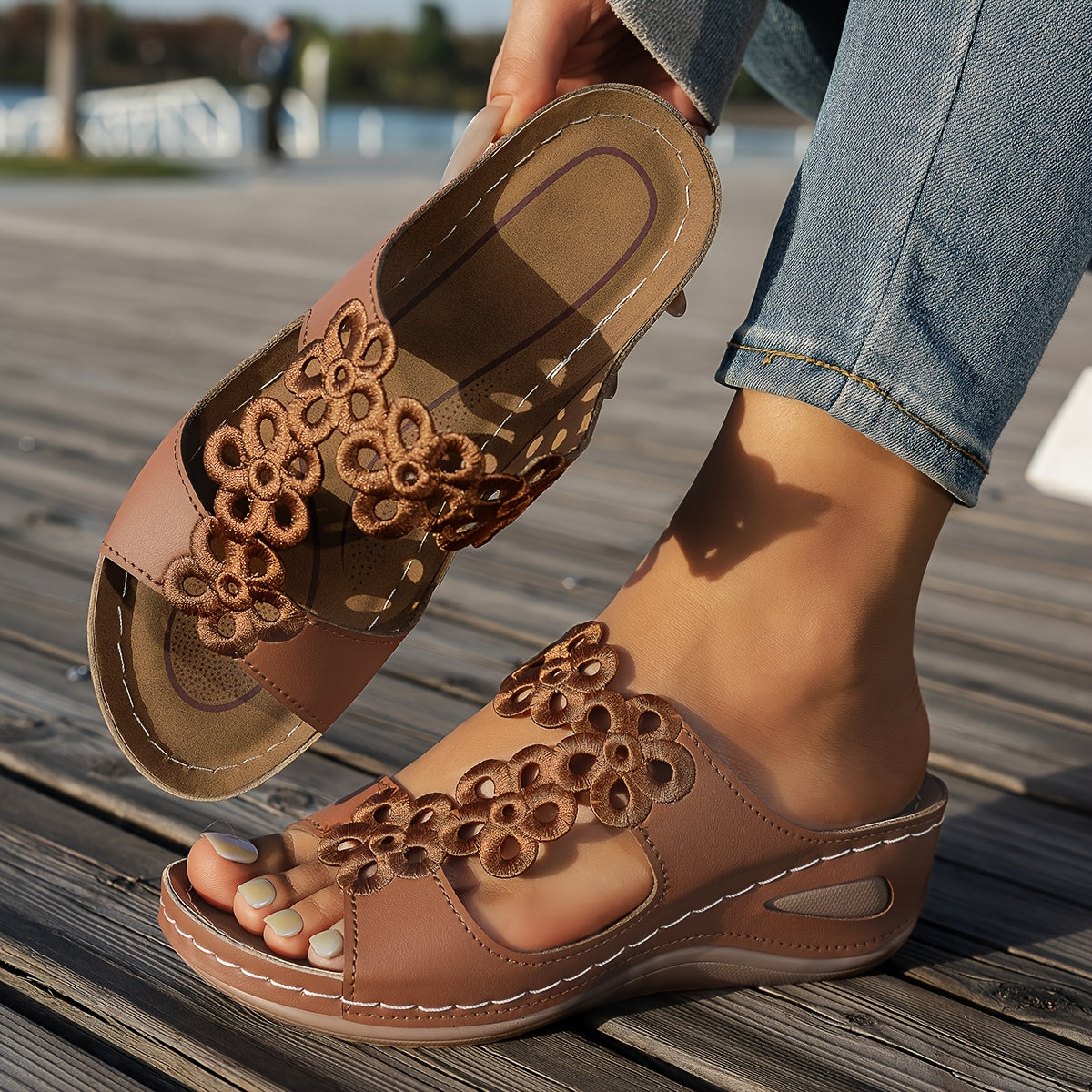 BreezeWalk™ Summer Platform Sandals