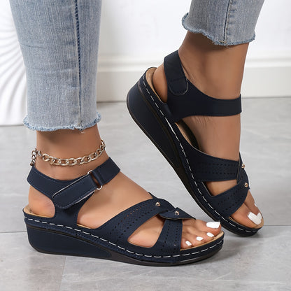 Orthopedic Wedge Sandals – All-Day Comfort, Arch Support & Adjustable Fit
