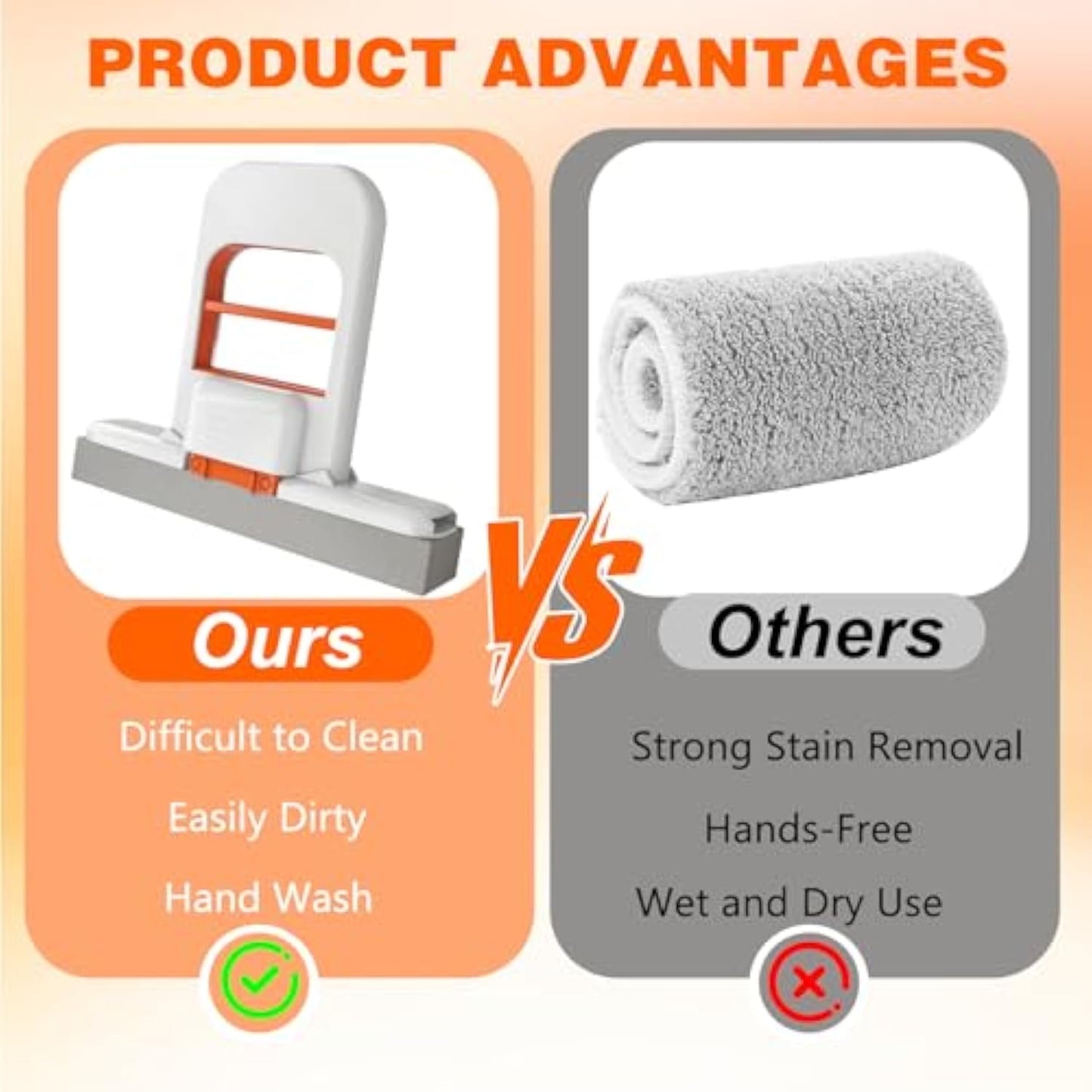 NVB ™ Handheld Self-Squeeze Cleaning Sponge