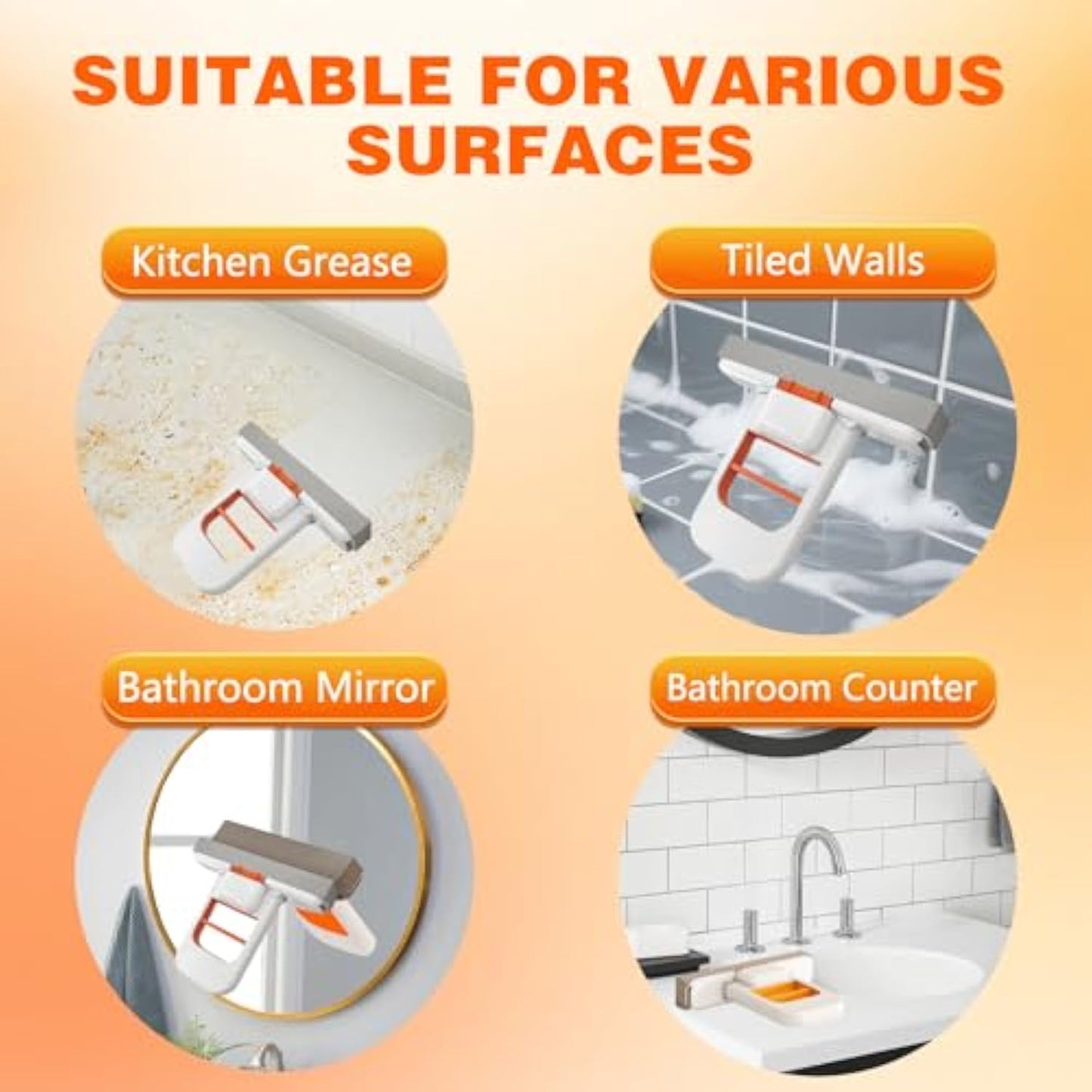 NVB ™ Handheld Self-Squeeze Cleaning Sponge